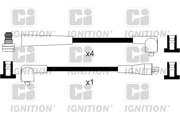 QUINTON HAZELL Комплект проводов зажигания XC421